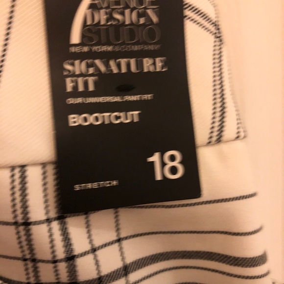 NY&CO 7th ave design studio pant NWT sz 18 bootcut - Picture 2 of 6